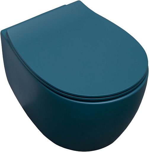 Allen Brau Чаша подвесного унитаза Fantasy 4.11004.PT петроль – фотография-2