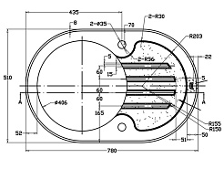 Zorg Кухонная мойка "Inox Glass" GL-7851-OV-WHITE-BRONZE – фотография-2