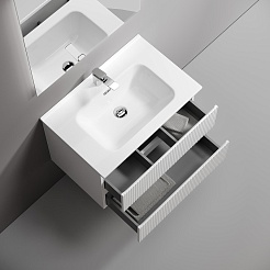 Sancos Тумба с раковиной Snob T 70 bianco раковина Element CN7007 71 – фотография-5