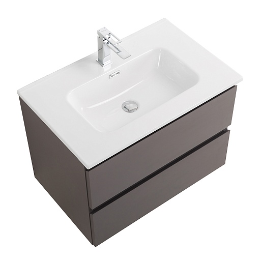 BelBagno Тумба под раковину Kraft 70 подвесная Темно-Серый матовый – фотография-2