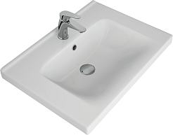 Dreja Тумба с раковиной Big Inn 65 подвесная белая – фотография-14