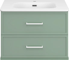 Brevita Тумба под раковину Verde 70 подвесная зеленая