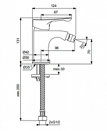 Vidima Смеситель для биде Wave BA414AA – фотография-2