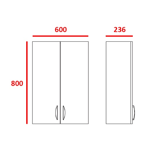 Merkana Шкаф Лилия 60 – фотография-2