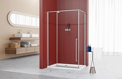 Esbano Душевое ограждение ESA-128PS-C 120/80 – фотография-2