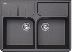 Florentina Мойка кухонная Вилладжио 900 черная – фотография-1