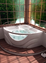 Triton Акриловая ванна "Виктория" со стеклом – фотография-4