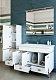 Sanflor Мебель для ванной Бруно 105 белый, орегон – картинка-18