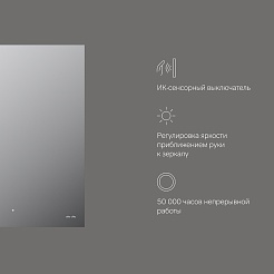 Am.Pm Зеркало X-Joy 55 с подсветкой – фотография-8