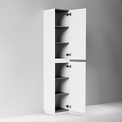 Sancos Шкаф пенал Folk Floor 35 белый матовый (bianco) – фотография-4