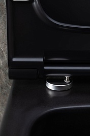 Allen Brau Чаша подвесного унитаза Priority 4.31002.31 чёрный матовый – фотография-16