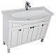 Aquanet Мебель для ванной "Честер 105" белый/серебро – картинка-18