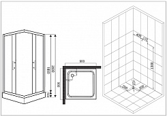 Esbano Душевой уголок ESD-8024 – фотография-15