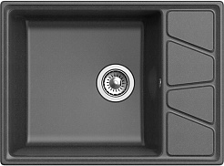 Granfest Мойка кухонная GF-V680L графит – фотография-2