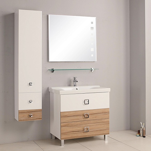 Акватон Комплект Мебели "Стамбул 85 М" эбони светлый – фото-1