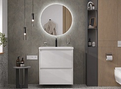 Velvex Тумба под раковину Klaufs 70.2Y белая – фотография-5