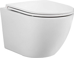 Aquatek Унитаз подвесной Европа AQ1900T-00 в комплекте с инсталляцией Standard INS-0000012 с клавишей смыва KDI-0000015 белая и крепления KKI-0000002 – фотография-3