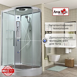 Avacan Душевая кабина 120/90 EM2912LLEDT прозрачная – фотография-2