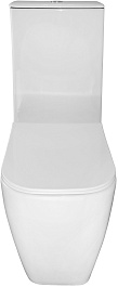 Azario Унитаз-компакт Mirada S AZ-1288A безободковый с бачком с сиденьем микролифт белый – фотография-3