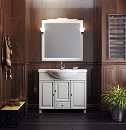 Opadiris Мебель для ванной "Атрия 95" слоновая кость – фотография-5