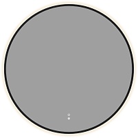 Aquanet Зеркало Контур 100x100 Led TX с подсветкой и антизапотеванием черное