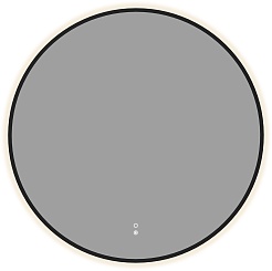 Aquanet Зеркало Контур 100x100 Led TX с подсветкой и антизапотеванием черное – фотография-1