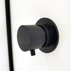 Triton Душевая кабина Прайм-Блэк-Вельвет 90x90 А без крыши – фотография-19