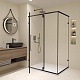 RGW Душевой уголок Classic CL-46B 100x90 профиль черный стекло прозрачное – картинка-10