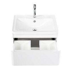 BelBagno Тумба под раковину Albano 60 подвесная Bianco Lucido – фотография-5