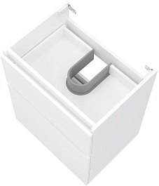 Teymi Тумба с раковиной Laina 60 белая матовая – фотография-9