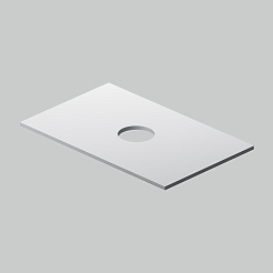 Am.Pm Столешница Func 80x50 белая глянцевая – фотография-2