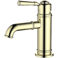 Aquatek Смеситель для раковины Классик AQ1510PG полированное золото – фотография-1