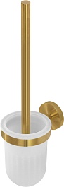 Cezares Ершик для унитаза Relax RELAX-TBS-V-BORO брашированное золото – фотография-1