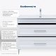 Aquanet Мебель для ванной Бостон New 100 Flat подвесная белый сатин – картинка-51