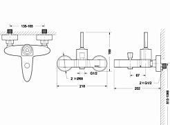 Promo Смеситель для ванны Spring F679113C-01 – фотография-2