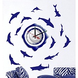 Feron Светильник ночной NL20 часы-наклейка