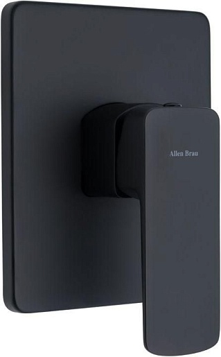 Allen Brau Смеситель для душа Infinity X1 5.21015-31 (с внутренней частью, 1 выход) черный матовый – фото-1