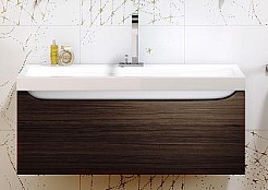 Aqwella Тумба для умывальника Верона 100 венге трюфель – фотография-1