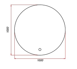 Зов Мебель для ванной Кито 100 подвесная белая/тростник – фотография-10