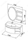 Aquanet Мебель для ванной Опера 115 R с ящиком черная (169453) – фотография-4