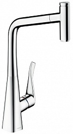 Hansgrohe Смеситель Metris Select 14884000 для кухонной мойки – фотография-1