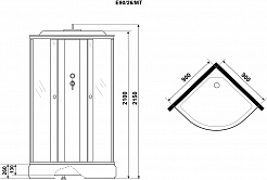 Niagara Душевая кабина Eco E90/26/MT – фотография-11