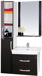 Misty Пенал для ванной Эмилия венге L – фотография-2