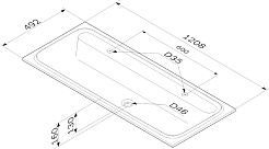 Am.Pm Мебельная раковина Func 120 белая матовая – фотография-5
