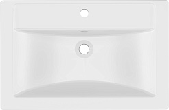 Бриклаер Мебель для ванной Брайтон 70 (Mario) белая матовая/дуб кера – фотография-18