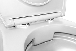 Azario Унитаз подвесной Keras white AZ-99046W безободковый белый – фотография-10