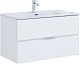 Aquanet Мебель для ванной Алвита New 90 Flat подвесная белая матовая – фотография-24