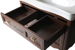 ASB-Woodline Тумба под раковину Модерн 85 антикварный орех – фотография-3