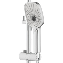 Azario Душевая стойка Conda AZ-K2411BN сатин – фотография-2