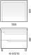 Corozo Мебель для ванной Юта 100 белая – картинка-29
